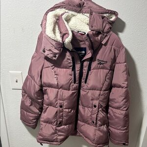 Reebok Women’s Mauve Puffer Coat